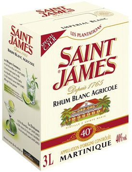 Cubi de Rhum Saint James Impérial Blanc