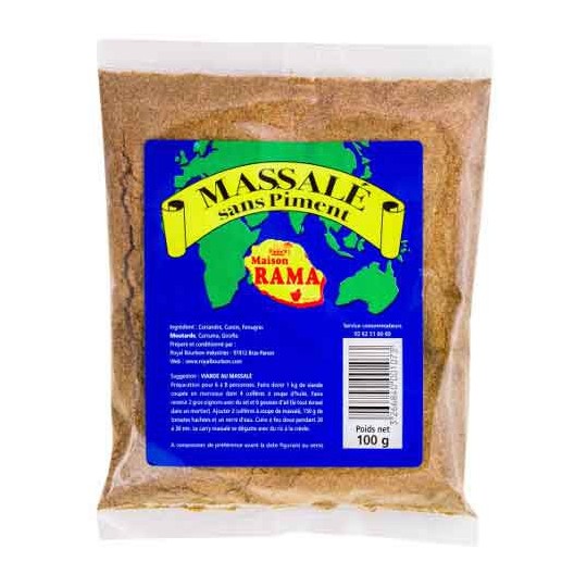 Massalé sans piment Maison Rama 100g