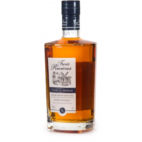 Rhum vieux Trois Rivières cuvée du Moulin 45° 70cl