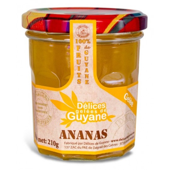 Délices de Guyane Gelée Ananas 210 g