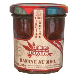 Confiture Délices de Guyane 210g bananes au miel