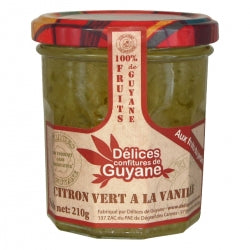 Confiture Délices de Guyane 210g citron vert