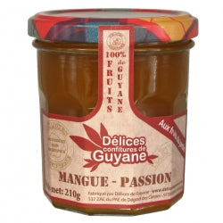 Confiture Délices de Guyane 210g mangues passion