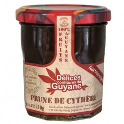 Confiture Délices de Guyane 210g prunes de Cythère