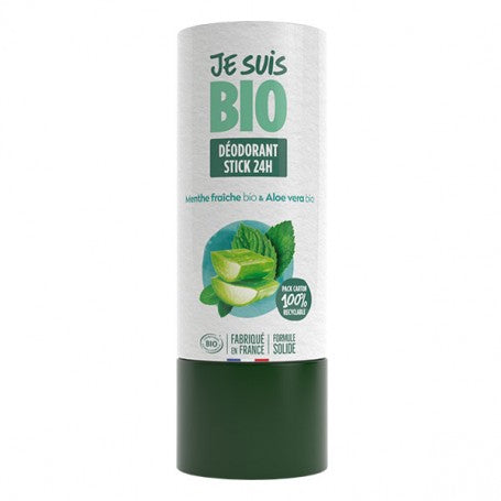 Déodorant stick 24h MENTHE & ALOE BIO 50g