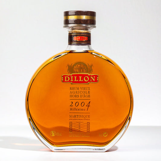 Rhum Hors d'âge DILLON - Millésime 2004 - CARAFE - 70CL - 43°