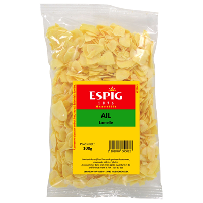 Ail lamelles Epice 100g - ESPIG