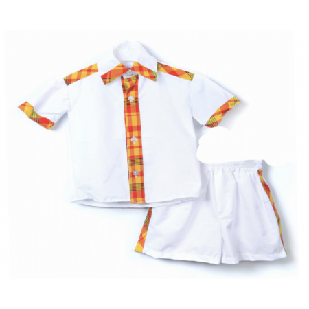 Ensemble Madras Claude Colibri enfant