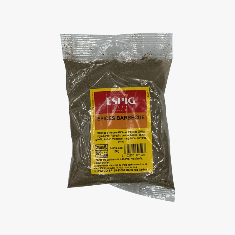 Epices BBQ sachet  de 100g ESPIG