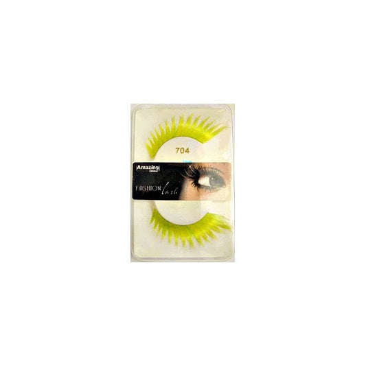 Faux cils Fashion Jaune dramatique 704