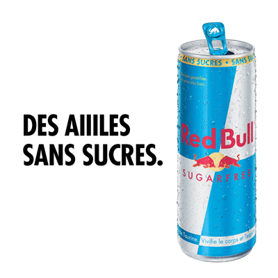 Boisson Sugar free boîte 25 cl Red Bull