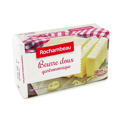Beurre doux 250 g Rochambeau