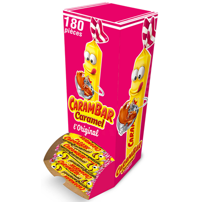 Carambar caramel  bte de 180 pièces