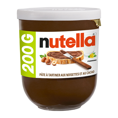 Pâte à tartiner aux noisettes pot 200 g Nutella