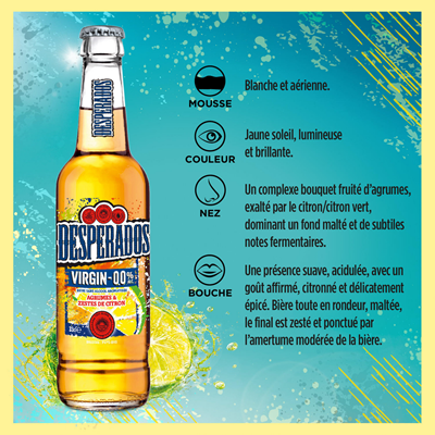 Bière Desperados Virgin 0° 33 cl