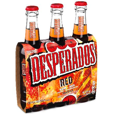 Bière aromatisée à la tequila 5.9° 65 cl verre perdu Desperados Red