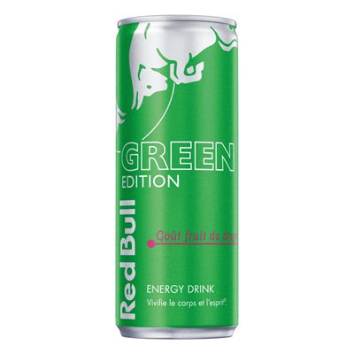 Boisson énergisante Green Edition goût fruit du dragon boîte 25 cl Red Bull