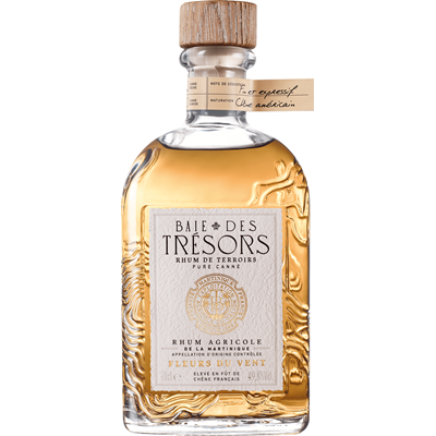 Rhum Agricole Baie Des Trésors Fleurs Du Vent 49.8° 70 cl Martinique