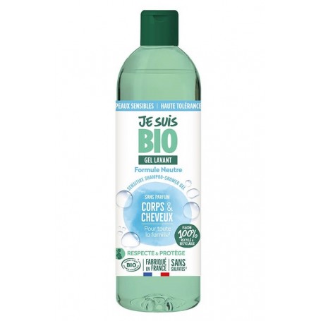 Gel lavant famille CORPS & CHEVEUX formule neutre BIO 250ml