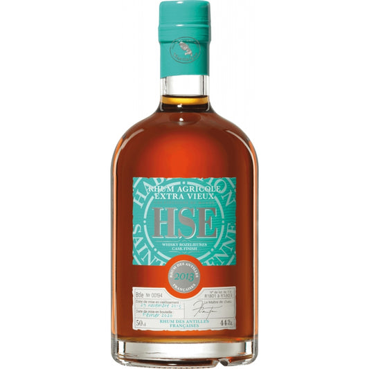 Rhum HSE Rhum Vieux 2013 Finition Single Malt Rozelieures 44° Martinique