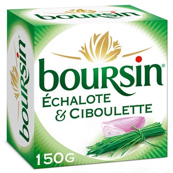 Fromage Boursin Echalote et ciboulette - 150g