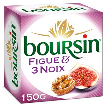 Fromage Boursin Figue et 3 noix - 150g