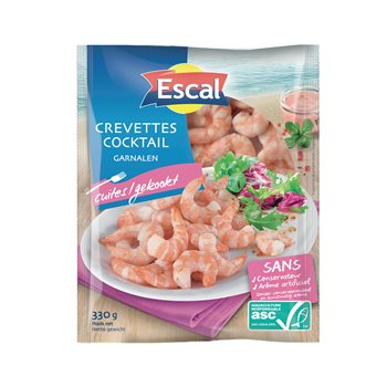 Crevettes cocktail Escal Cuites - ASC - 330g