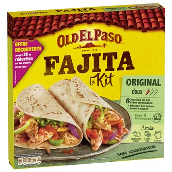 Kit pour Fajitas Old El Paso Original - 500g