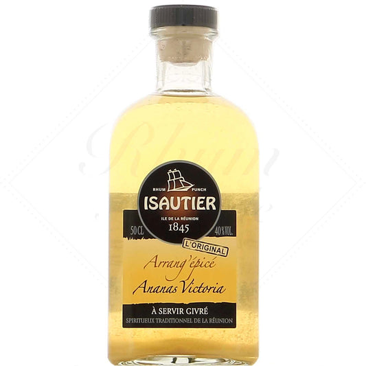 Rhum Arrangé nanas épicé 40° ISAUTIER 50cl