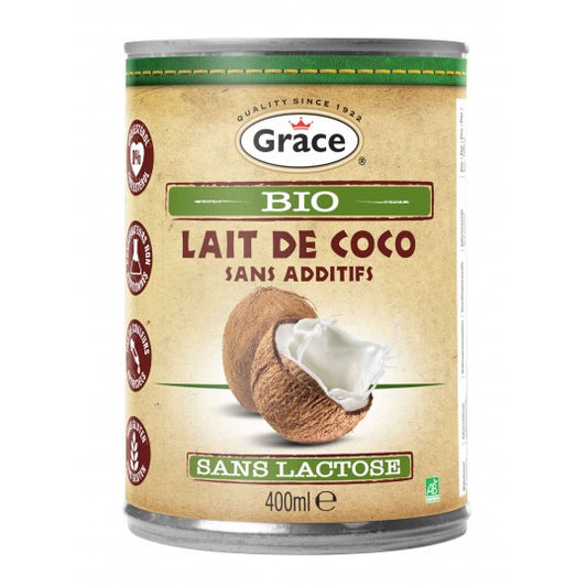 Lait de coco bio 400ml Grace