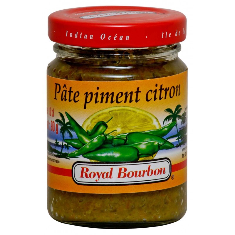 Pâte de piment vert citron 90g Royal Bourbon