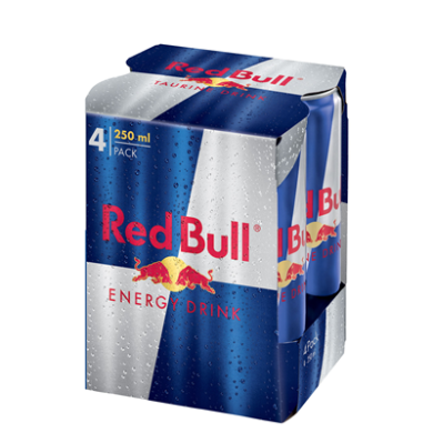 Boisson énergisante boîte Red Bull 25cl