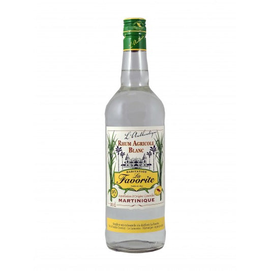 Rhum blanc agricole L'Authentique 1L 50° La Favorite