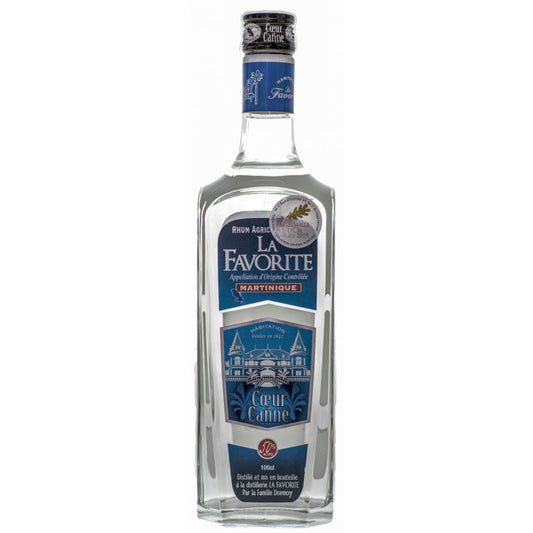 Rhum blanc agricole La Favorite Cœur de canne 50° 70cl