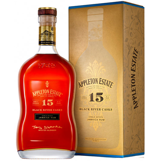 APPLETON ESTATE - Vieux 15 ans Black River Cask étui 43° Jamaïque