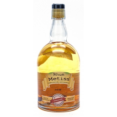 Rhum Arrangé- Shrubb 70cl 25° - Métiss Île de la Réunion