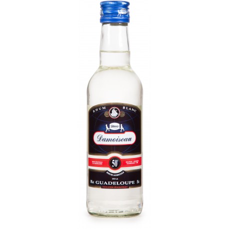 Mignonnette de rhum DAMOISEAU - Blanc, rhum blanc agricole 35cl 50° - guadeloupe