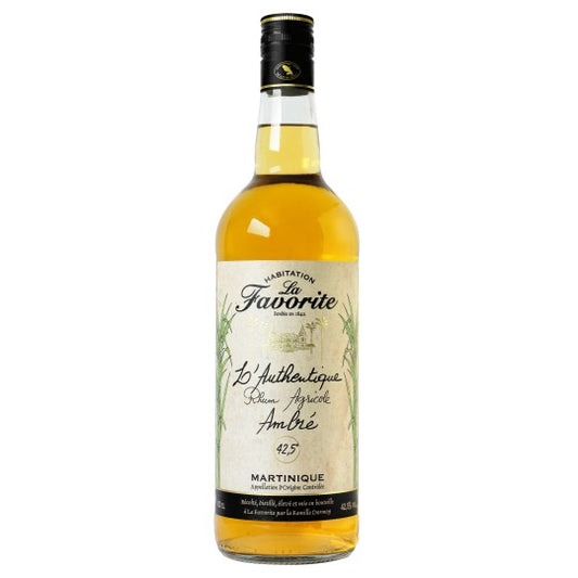 Rhum ambré l'Authentique 1L 42,5° La Favorite