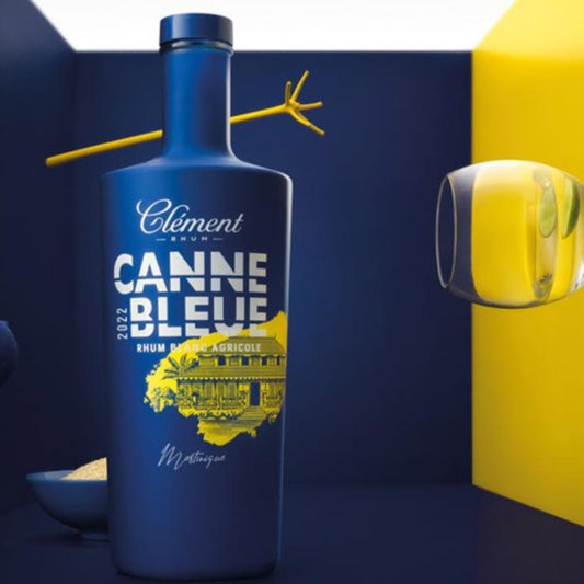 Rhum Blanc - canne bleu - Clément - MILLÉSIME 2022 - 70CL