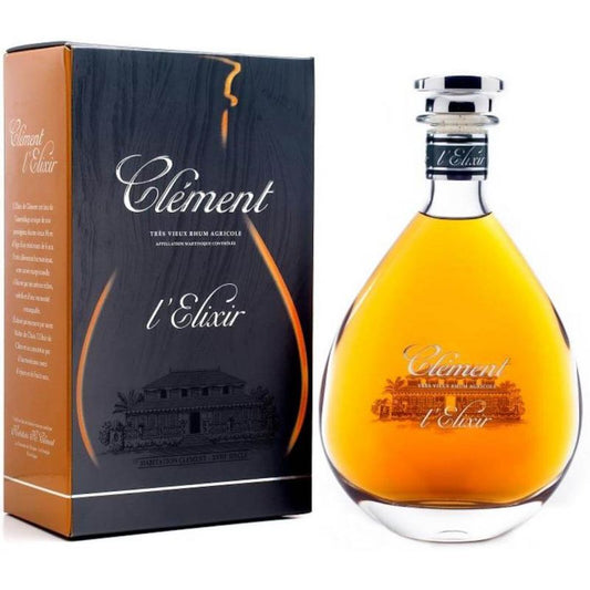 Rhum vieux Clément cuvée l'élixir en carafe