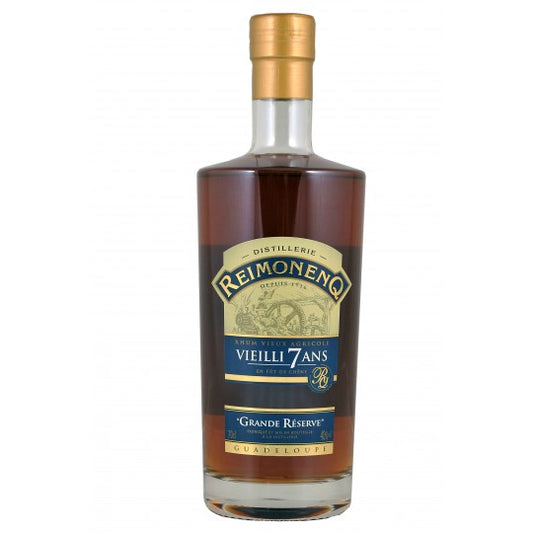 Rhum vieux 7 ans grande réserve 70cl 40° Reimonenq