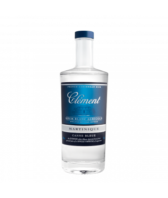 Rhum Clément Blanc - Canne Bleue Bar 50° 70cl