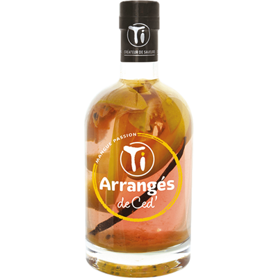 Rhum arrangé mangue passion 32° 70 cl Ti Cèd