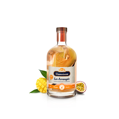 Boisson Spiritueuse Arrangé Mangue Passion Damoiseau 30° 70 cl