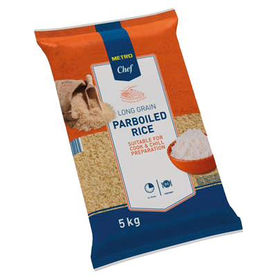 Riz long grain étuvé sachet 5 kg METRO Chef