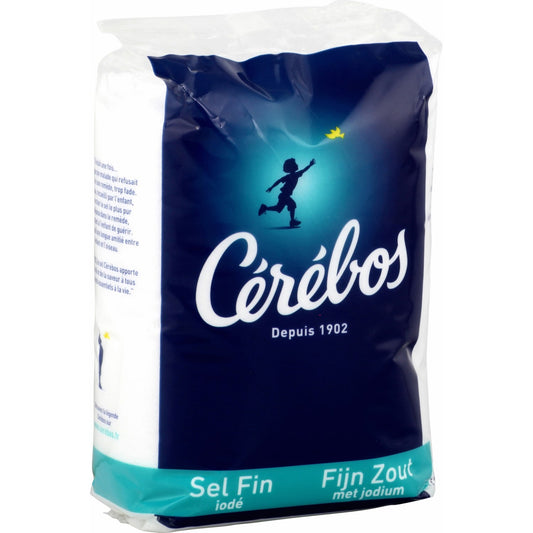 Sel fin iodé 1 kg Cérébos