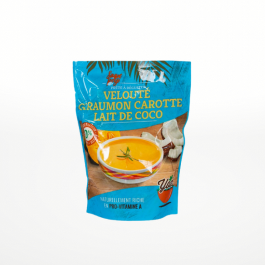 Velouté "péyi" giraumon, carotte et lait de coco - 300g - Yodi