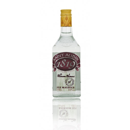 Rhum blanc St Aubin 49° 50 cl Ile Maurice