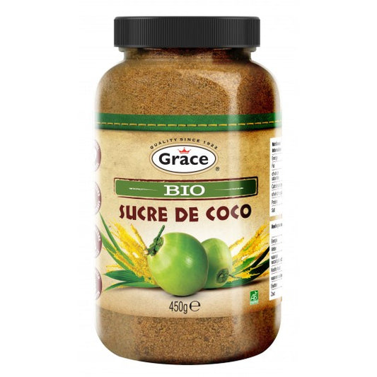 Sucre de coco Bio Grace 450ml