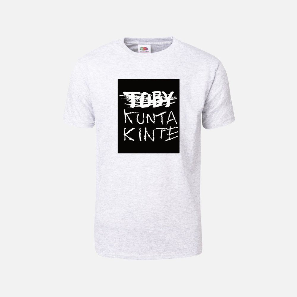 Tee-shirt basique homme Toby Kunta Kinte gris